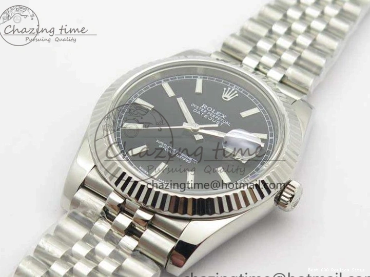 Good Copy Rolex Watches Noob 1:1 Stick Bracelet Black DateJust A Dial SS 228238 Best Jubilee On Edition 3507 Markers Trendy 0120